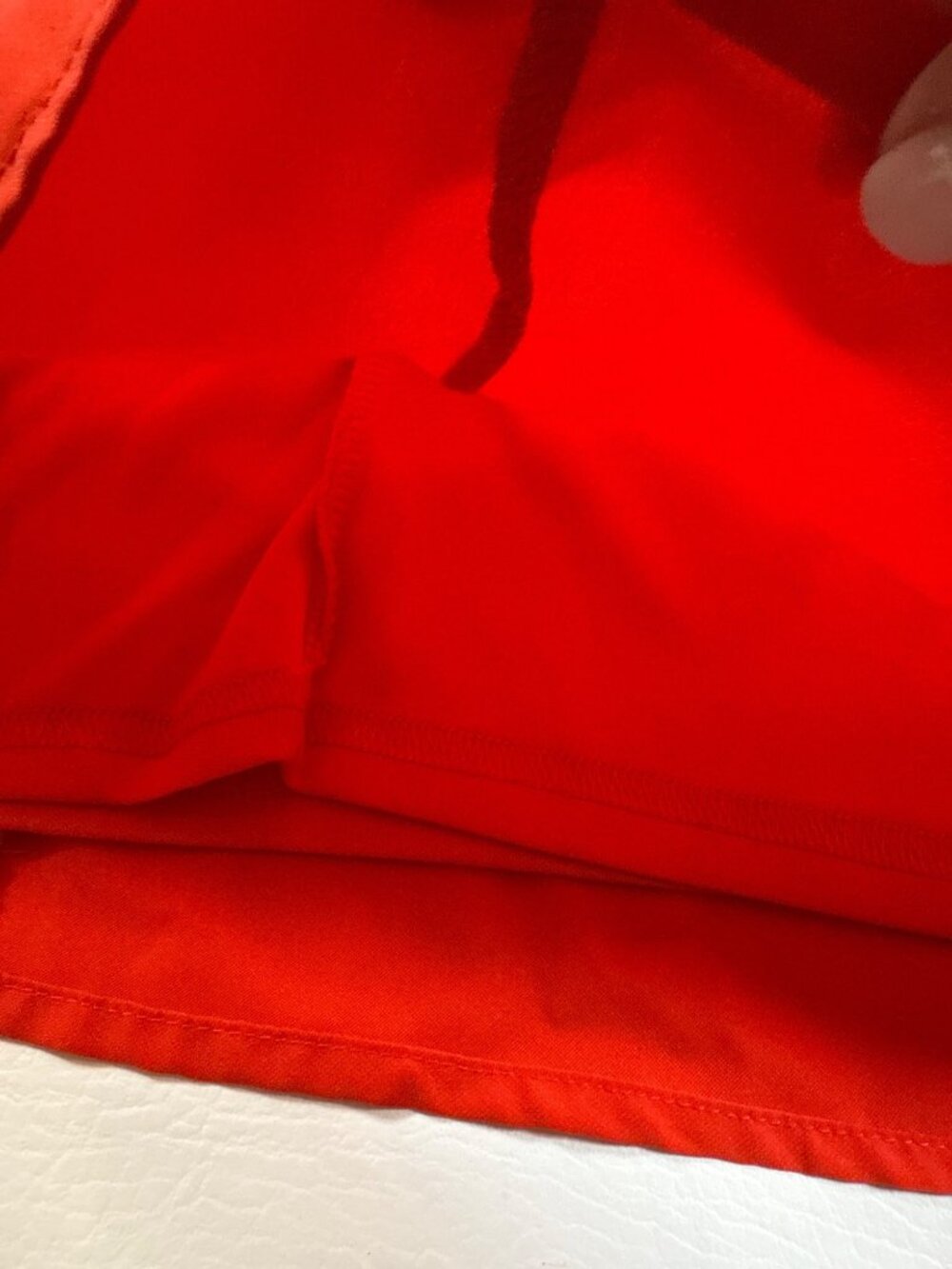 Superdown Harlow Red Midi Dress Medium With Plunging Neckline & Ruffle (NN526) - Picture 5 of 9